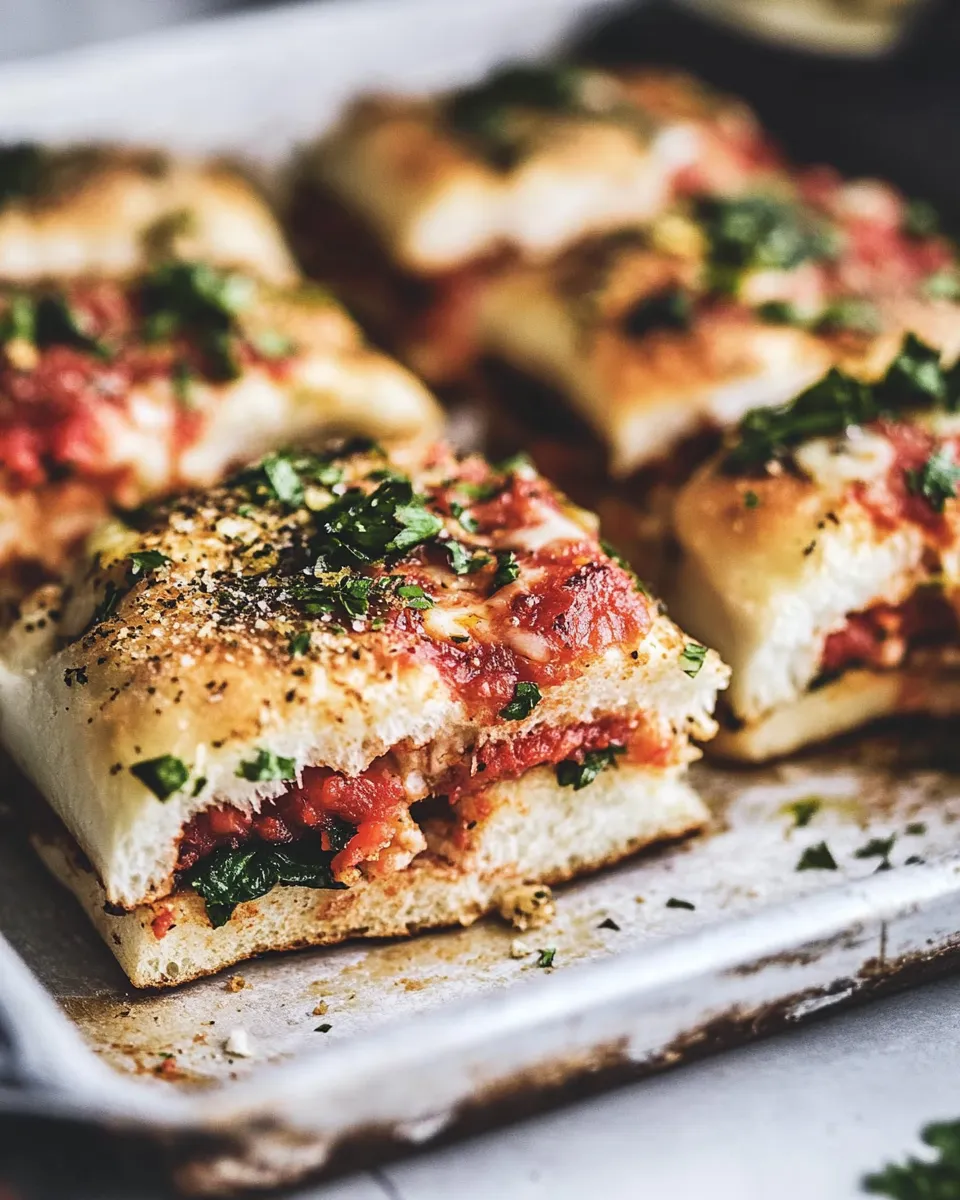 Homemade Pizza Sliders recipe photo