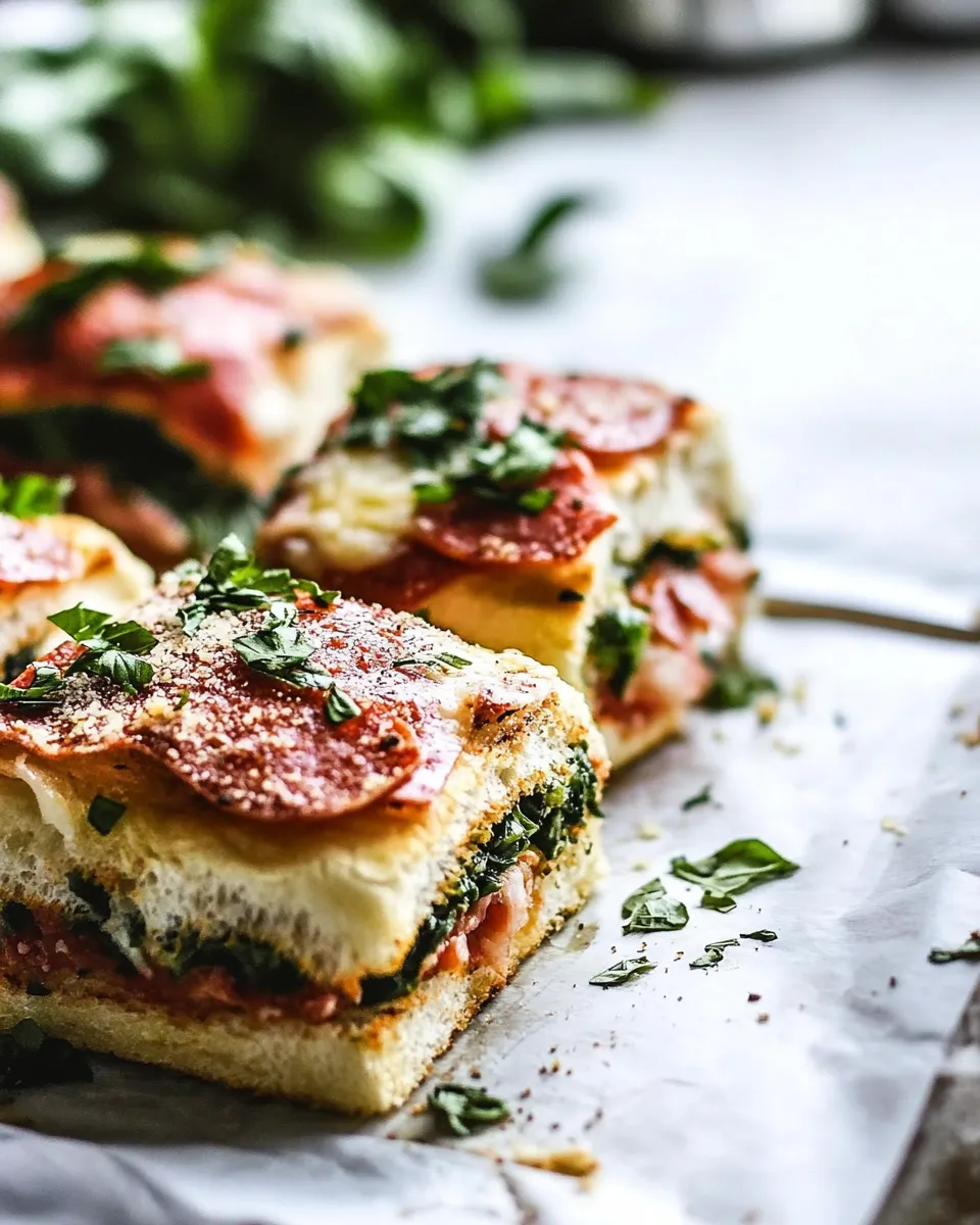 Delicious Pizza Sliders image