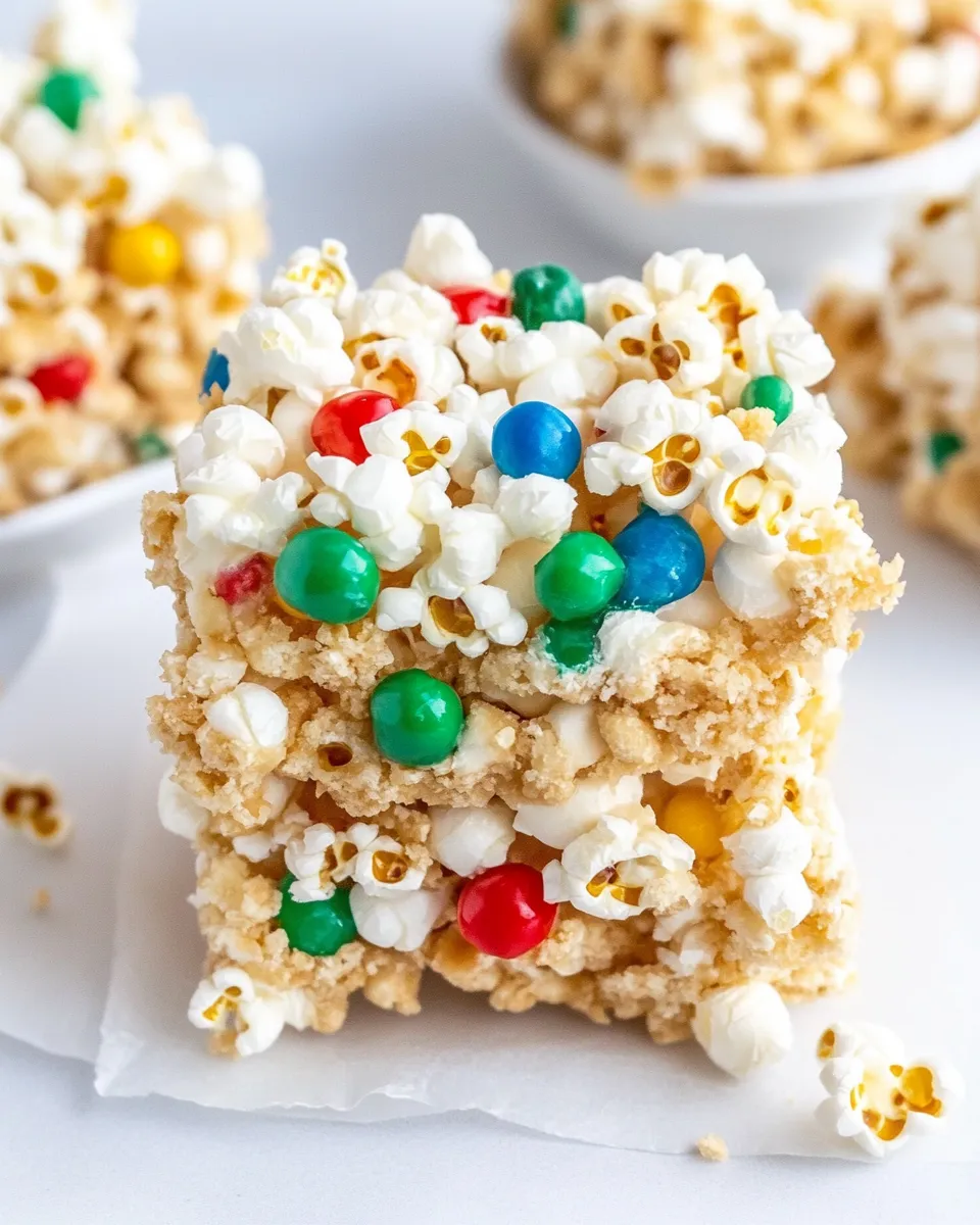 Homemade Popcorn Bars photo