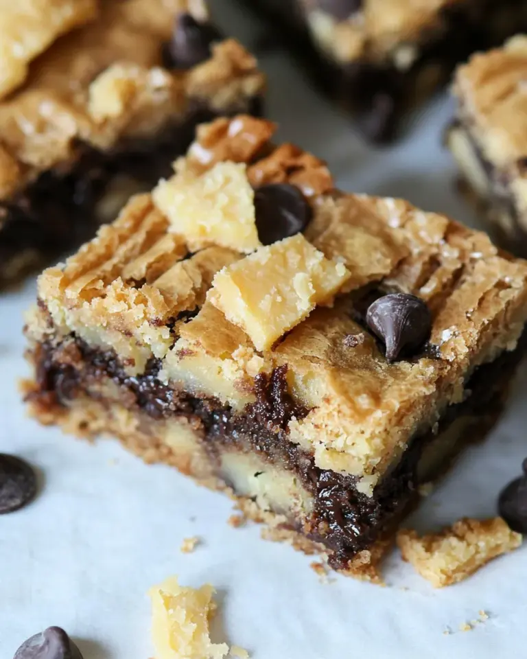 Homemade Potato Chip Chocolate Chip Blondies photo