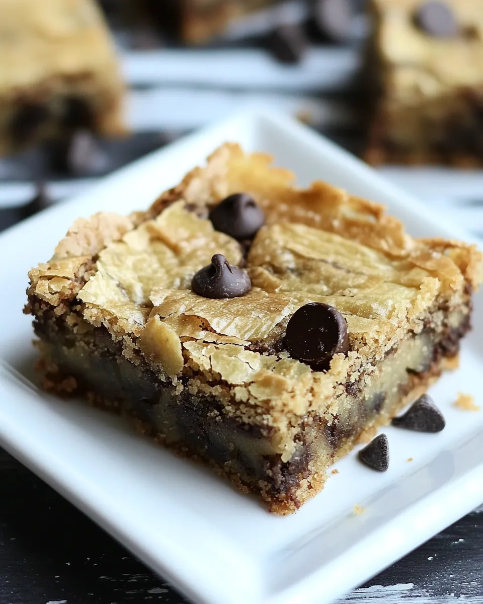 Delicious Potato Chip Chocolate Chip Blondies image