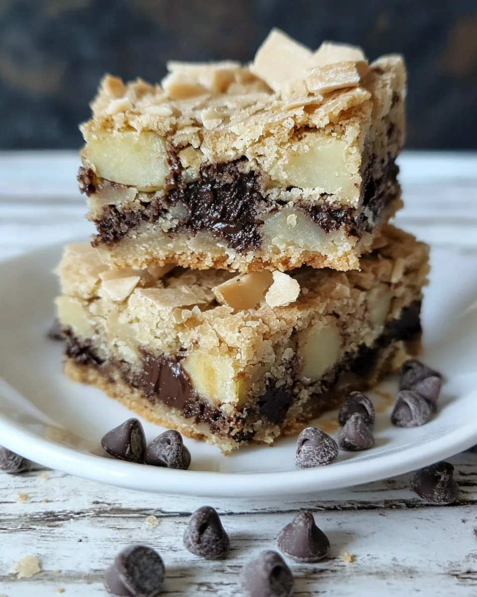 Easy Potato Chip Chocolate Chip Blondies recipe photo