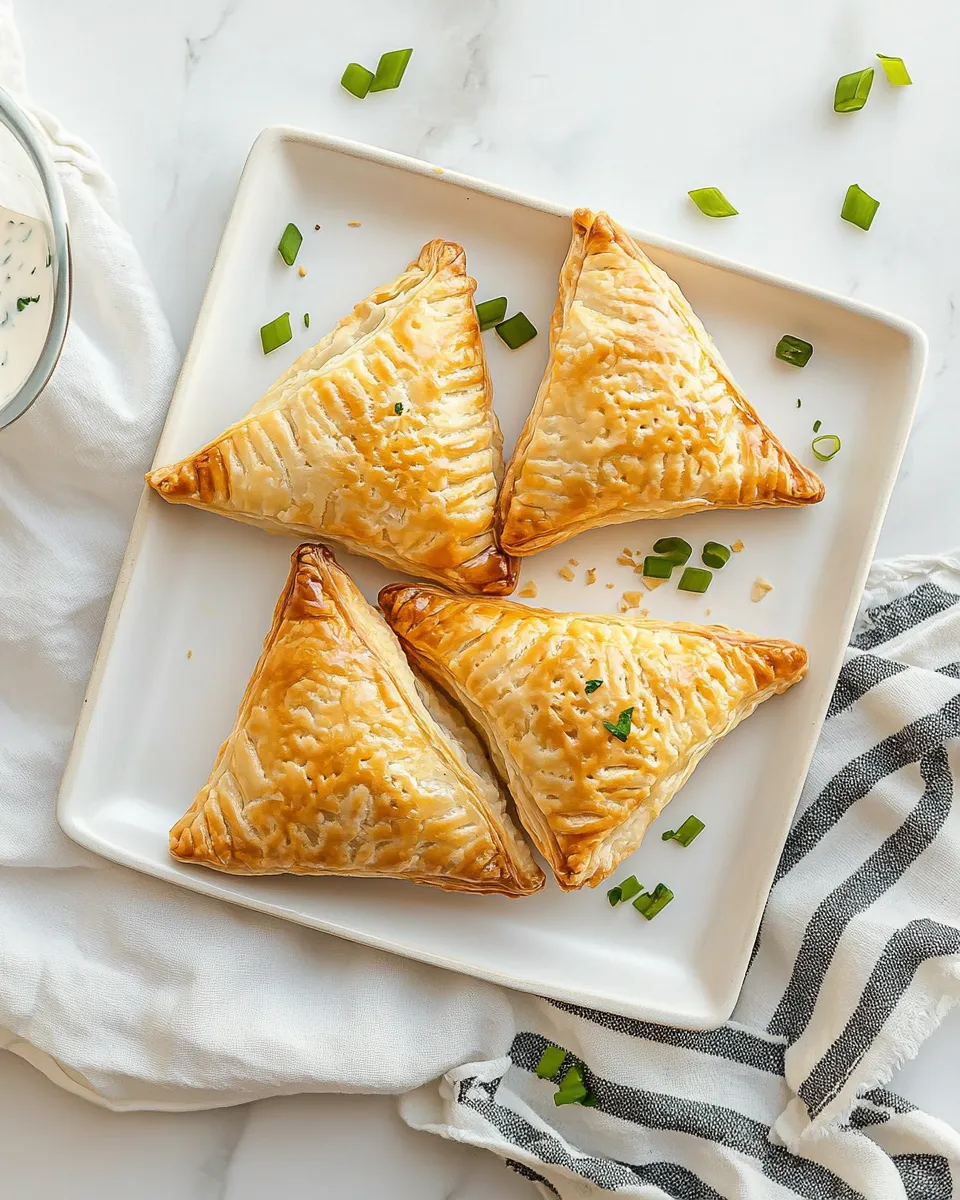 Delicious Puff Pastry Cheese Pockets image