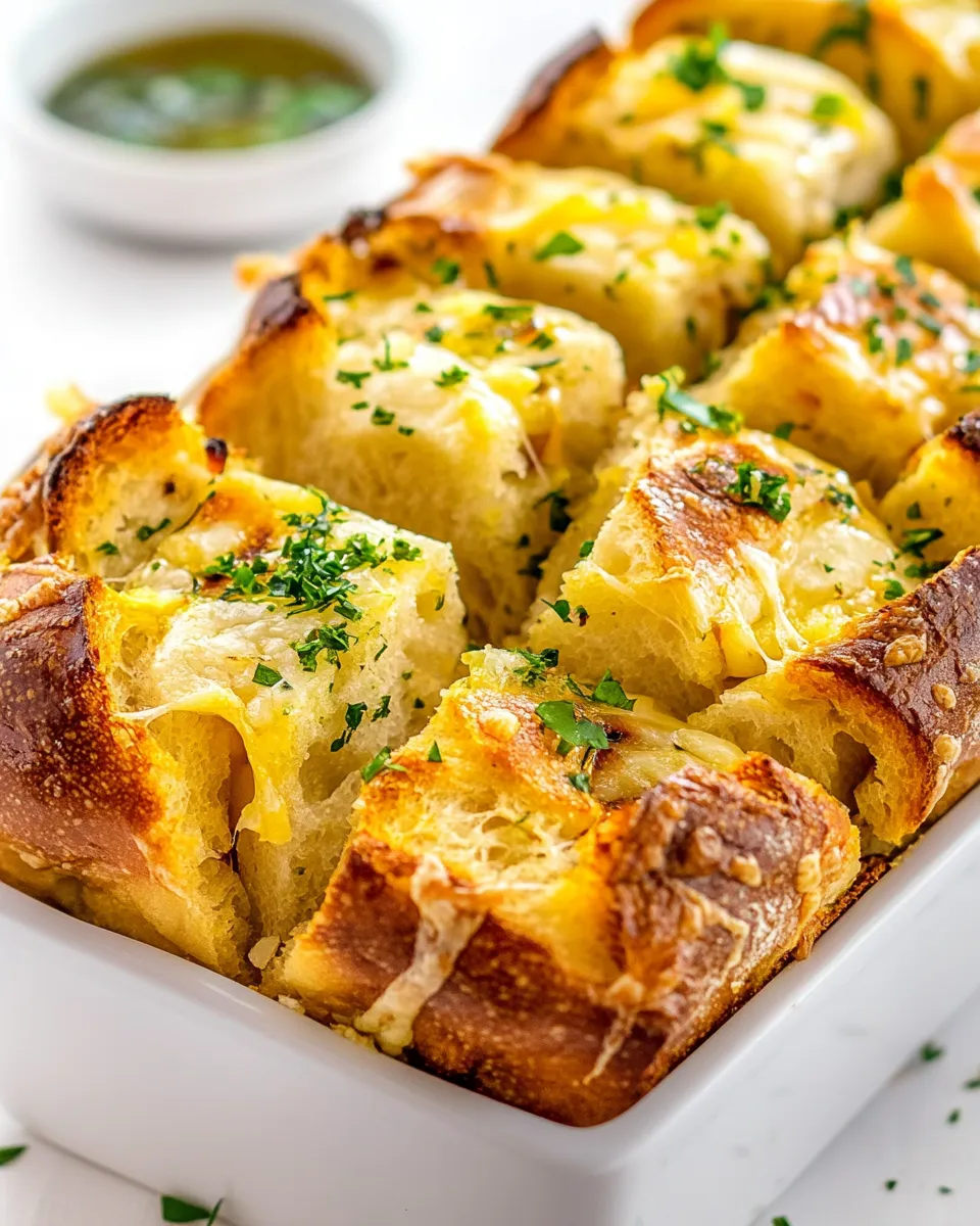 Classic Pull Apart Bread Garlic Bread image