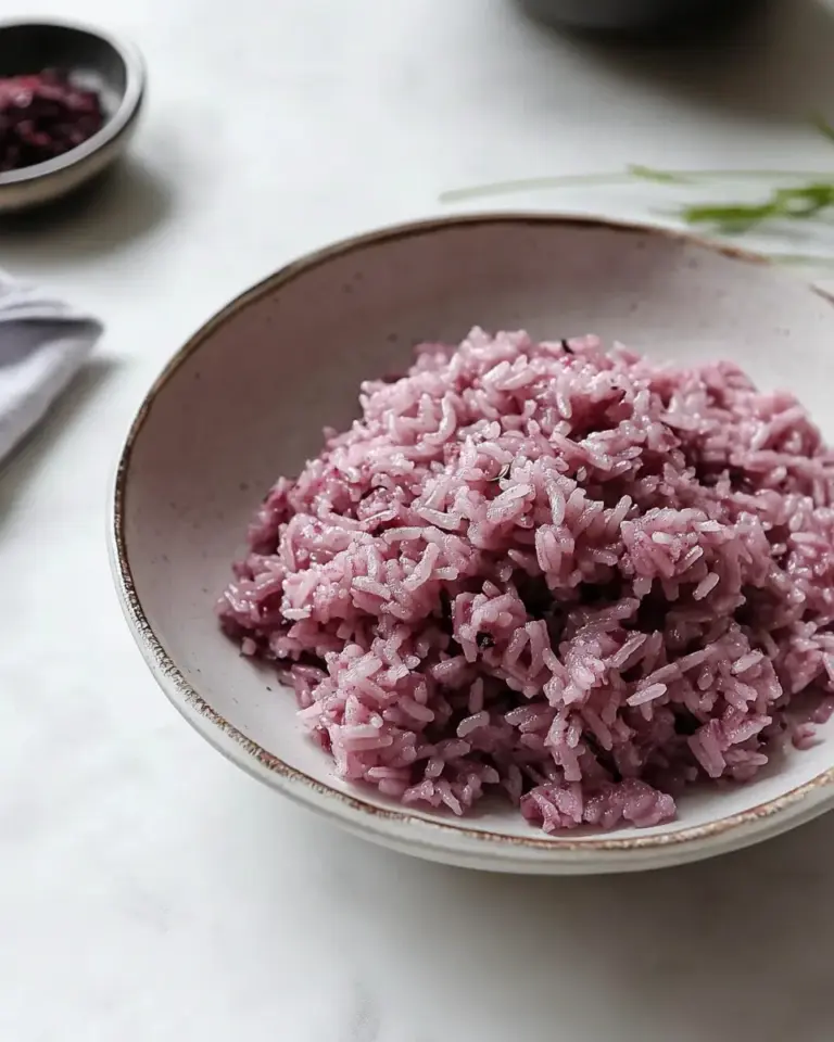 Homemade Purple Rice recipe photo