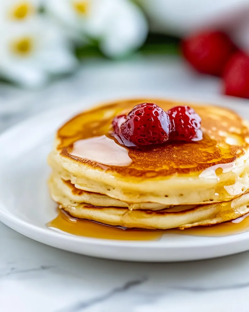 Delicious Quick and Easy Pancakes for One image