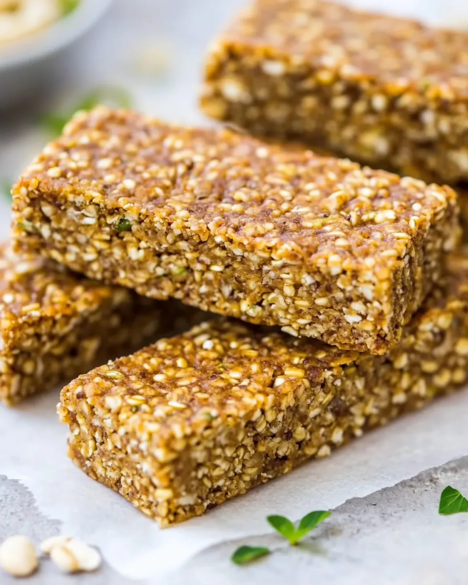 Healthy Quinoa Homemade Protein Bars With White Chocolate recipe photo