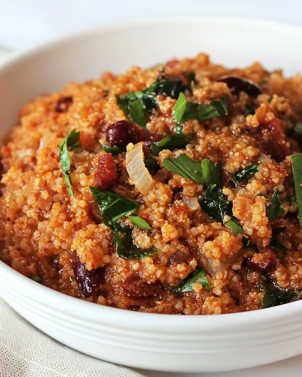 Easy Quinoa Puttanesca recipe photo