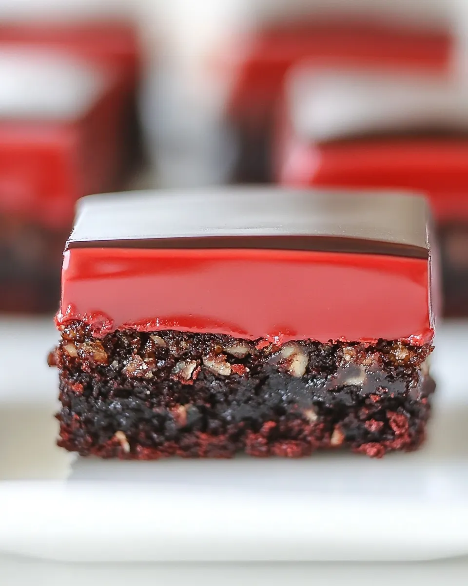 Classic Red Velvet Nanaimo Bars image
