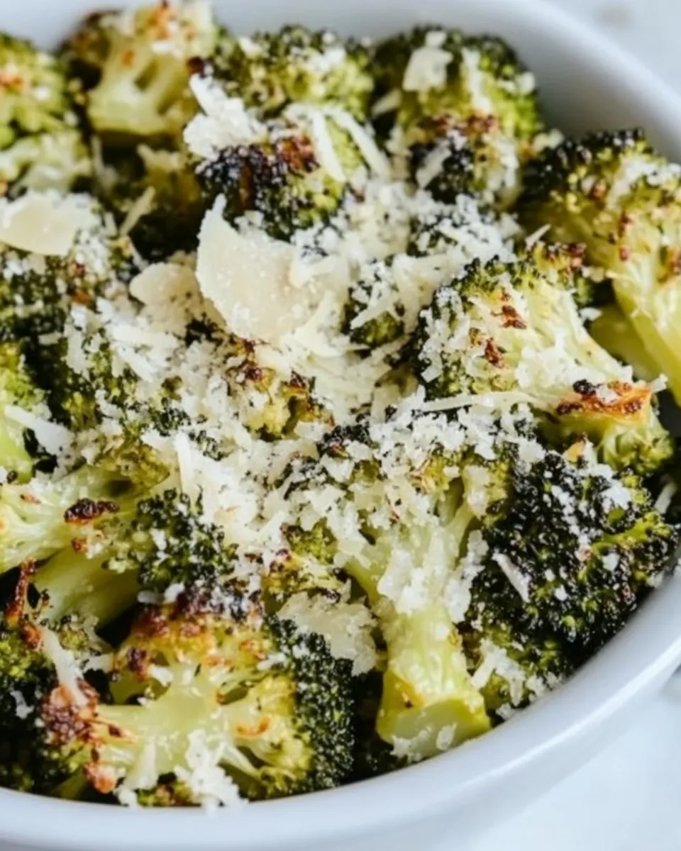 Classic Roasted Broccoli with Lemon and Pecorino-Romano Cheese recipe photo