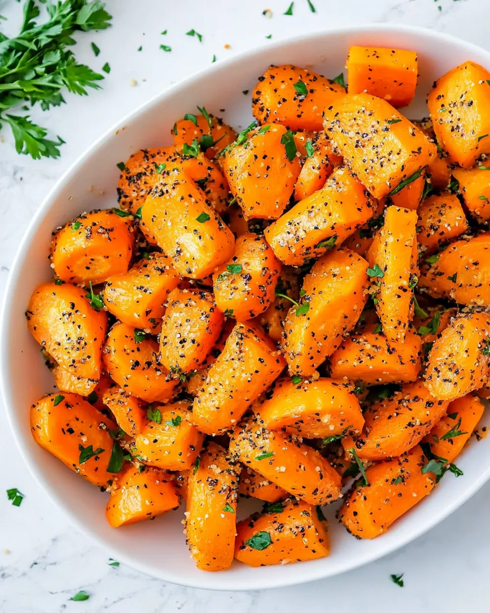 Savory Roasted Carrots recipe photo
