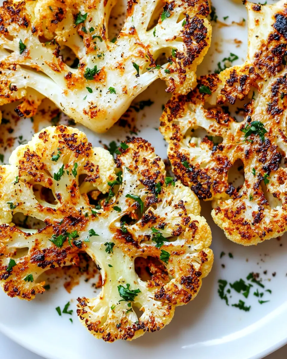Classic Roasted Cauliflower Steaks dish photo