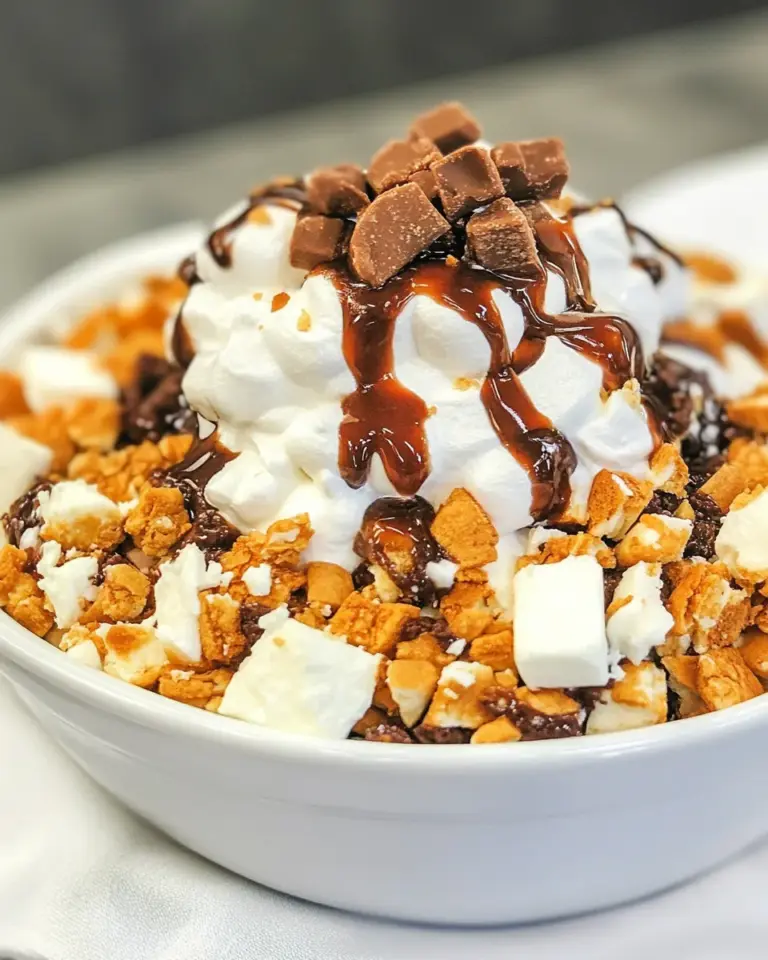 Homemade Rocky Road Cheesecake Salad photo