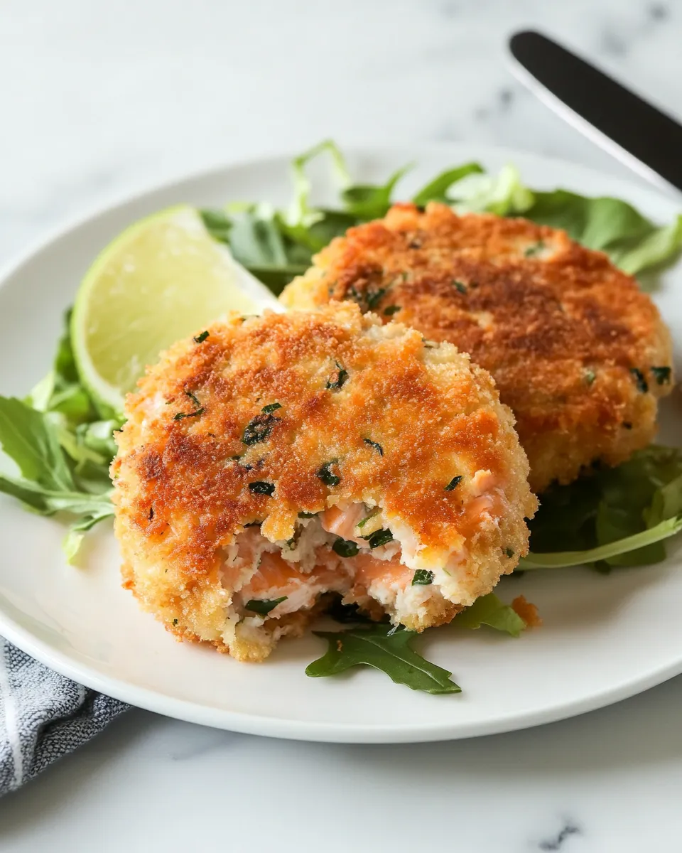 Easy Salmon Patties Salmon Cakes recipe photo