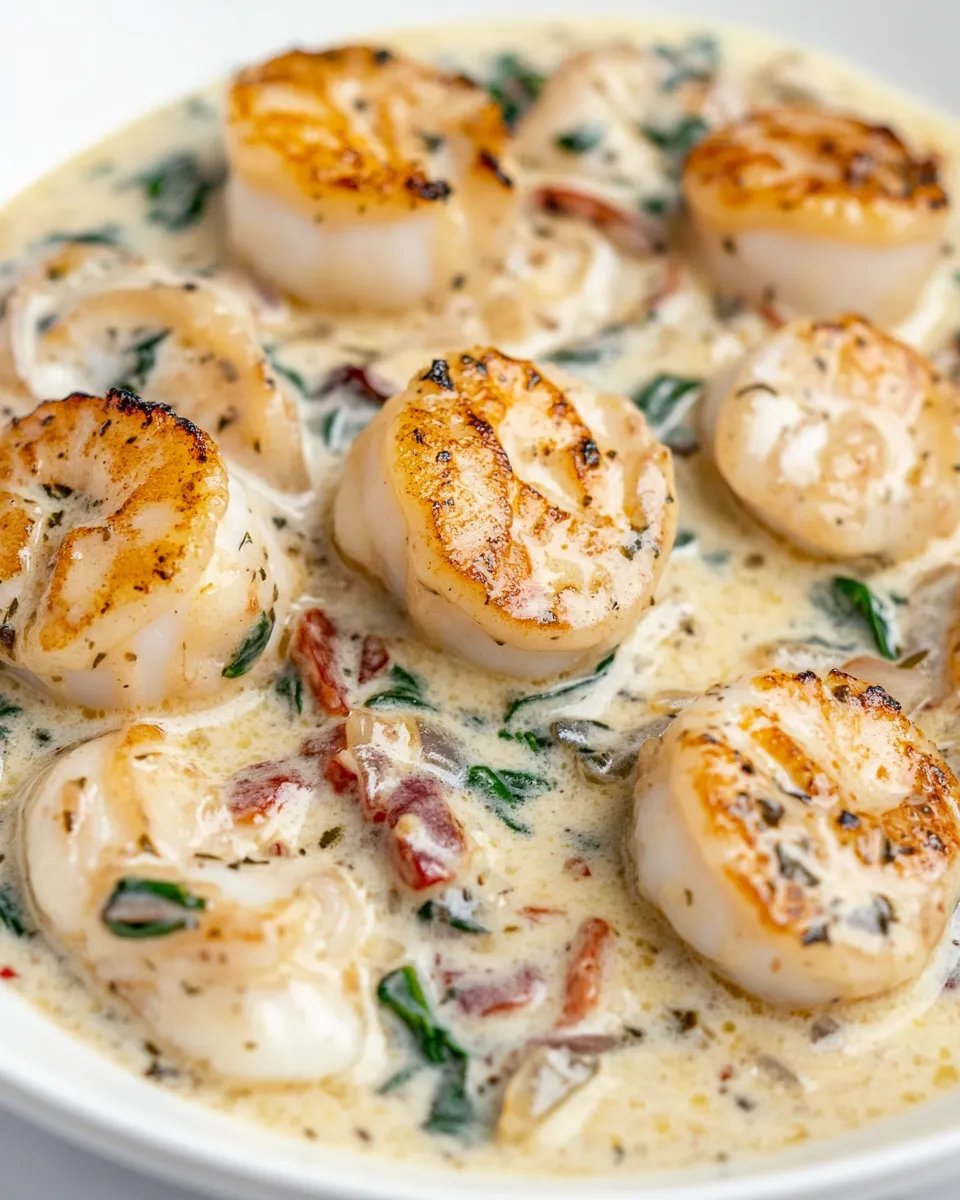 Classic Scallops in Cream Sauce image