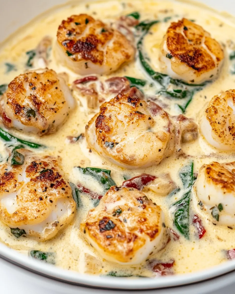 Easy Scallops in Cream Sauce recipe photo