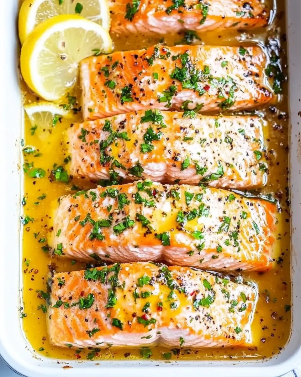 Quick Sheet Pan Honey Lemon Salmon dish photo