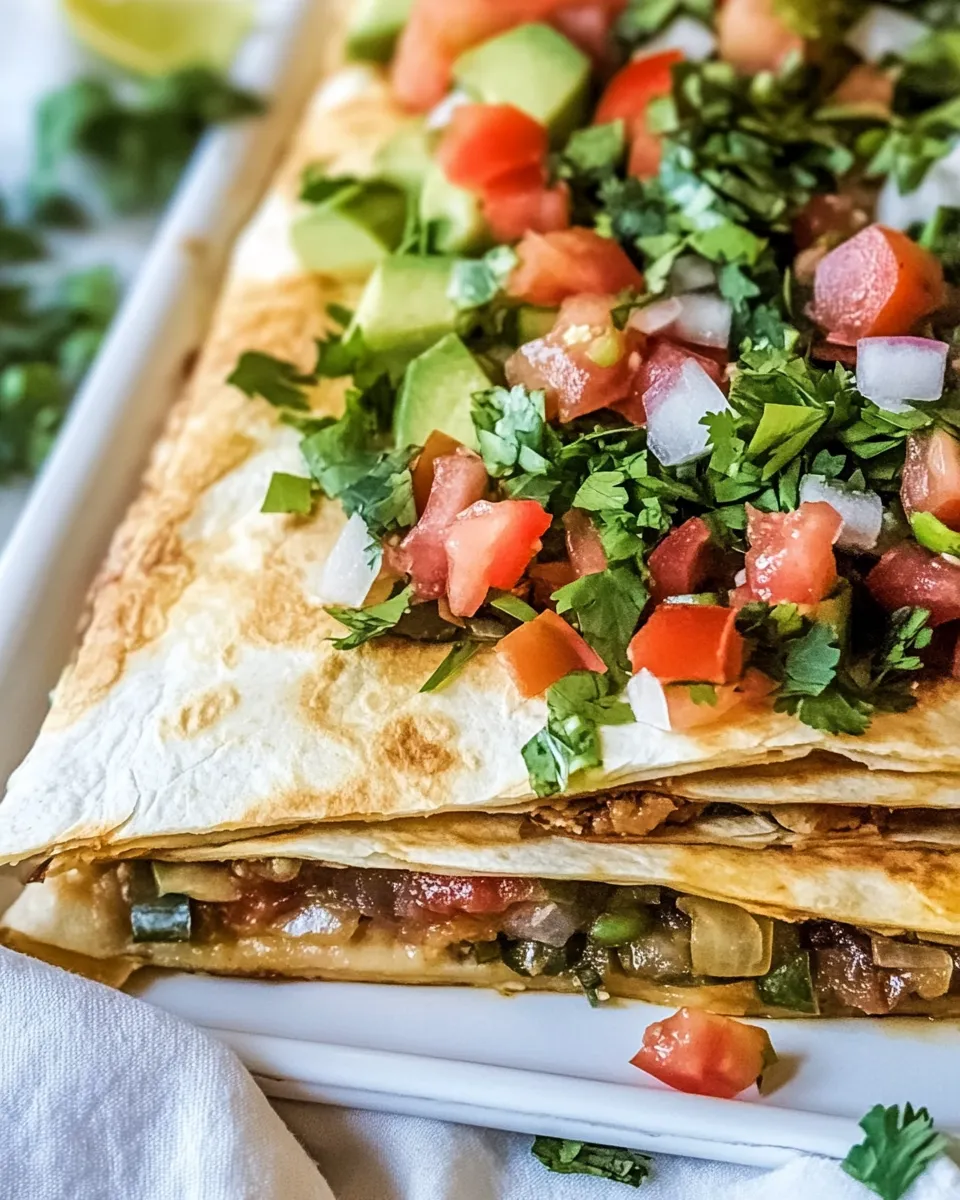 Homemade Sheet Pan Quesadilla photo