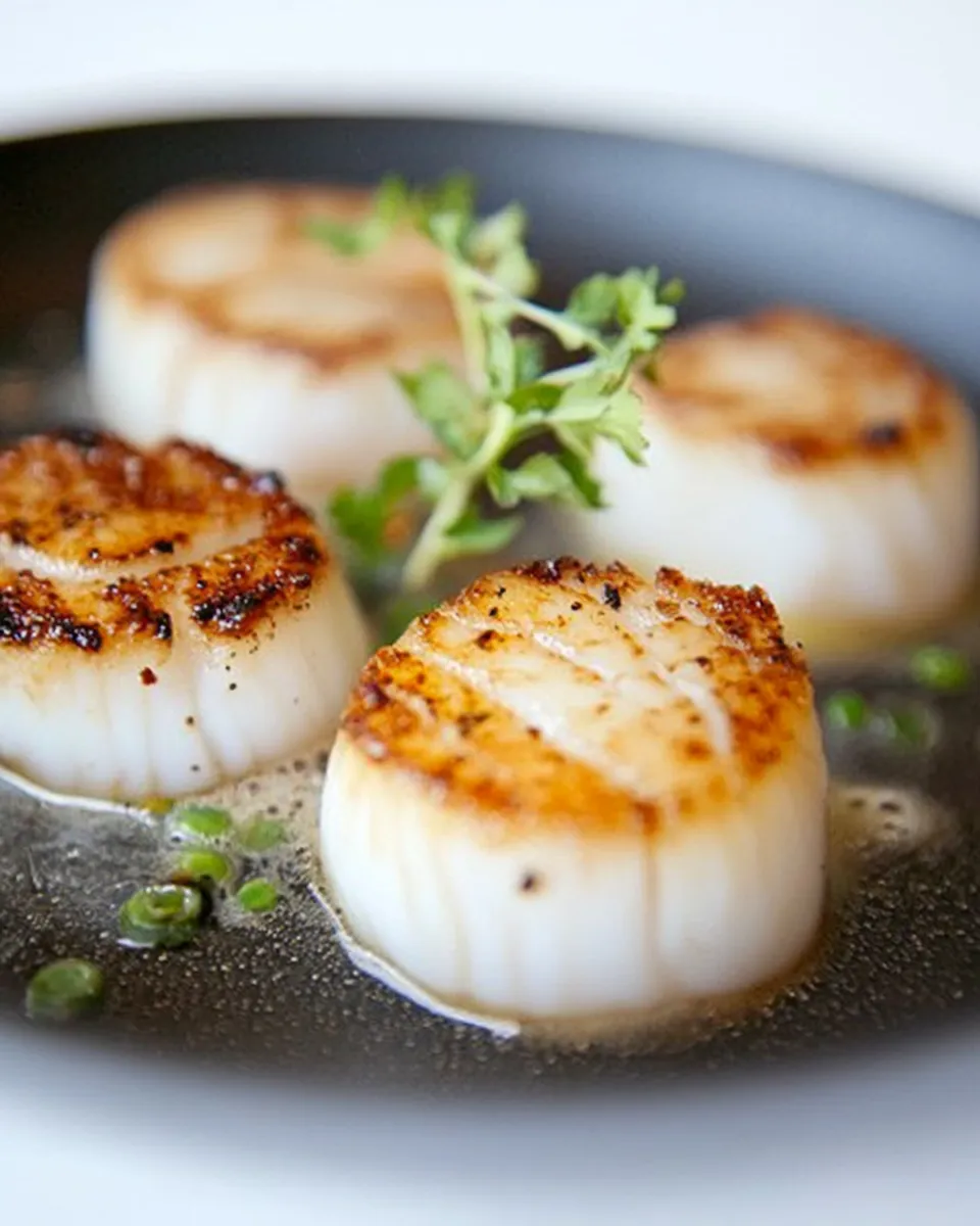 Easy Simple Pan Seared Scallops photo