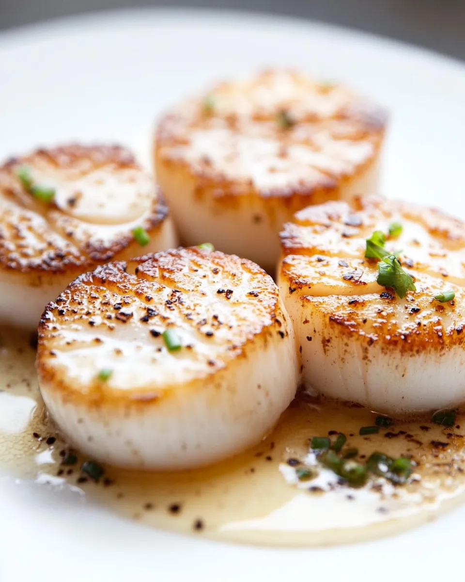 Quick Simple Pan Seared Scallops recipe photo