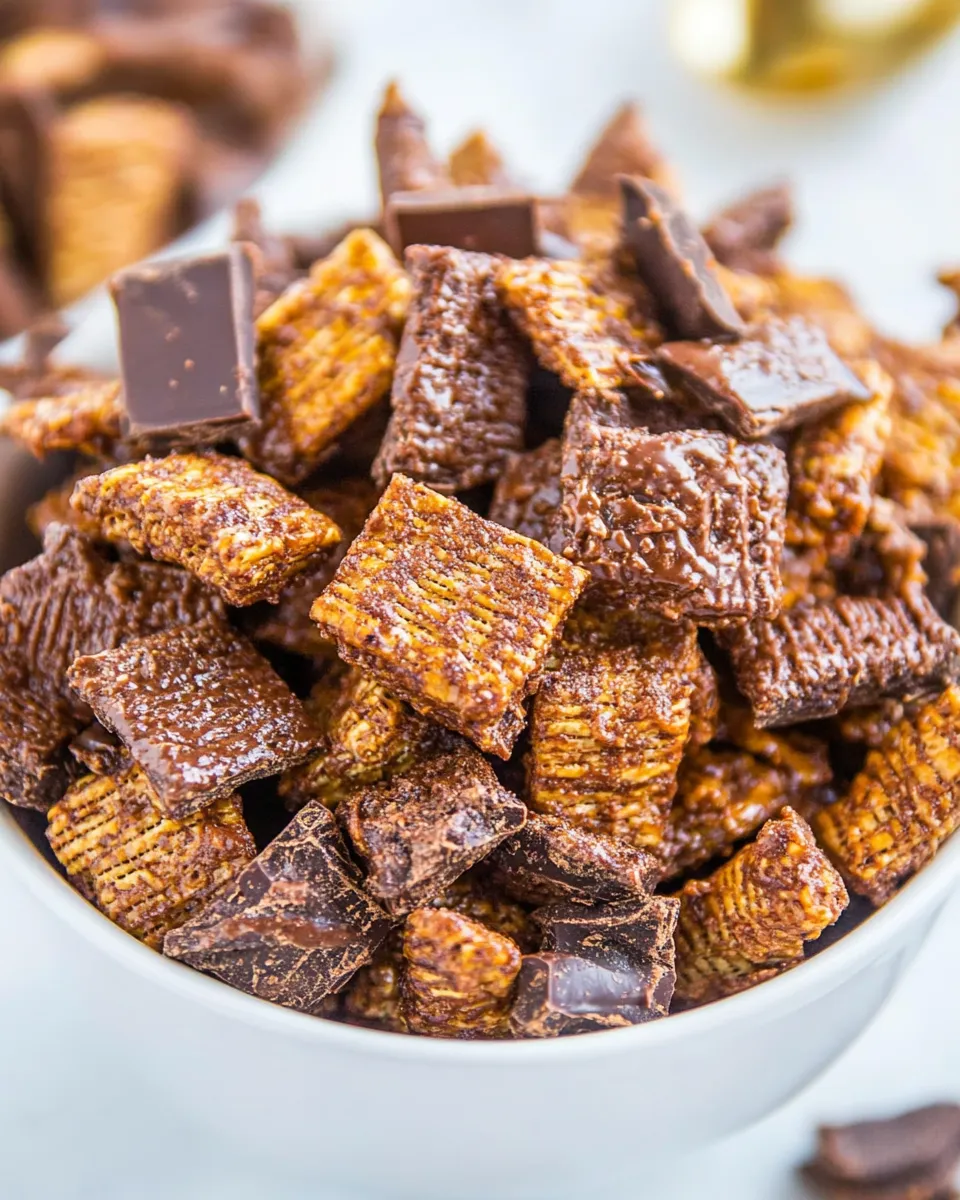 Healthy Skinny 100-Calorie Chocolate Peanut Butter Snack Mix picture
