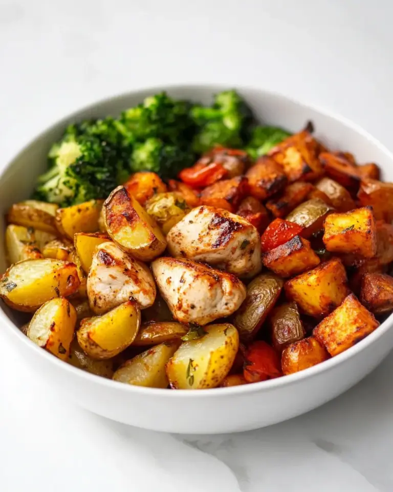 Homemade Skinny Chicken and Roasted Potato Bowl photo
