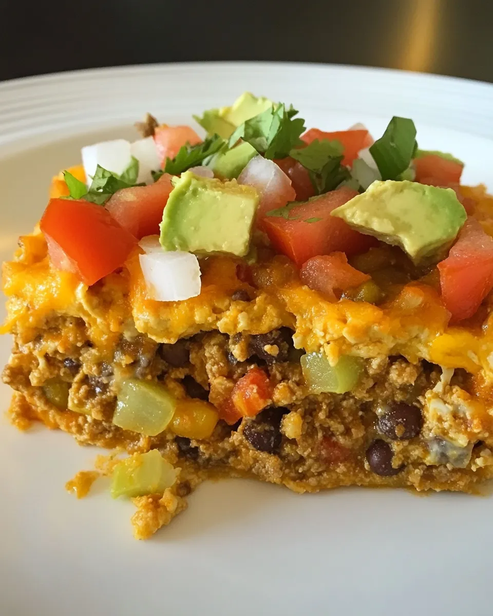 Classic Skinny Taco Casserole image