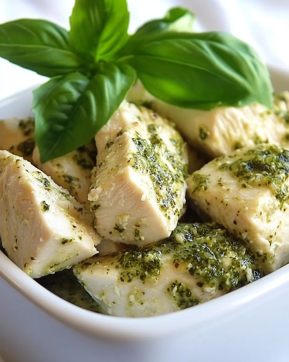 Delicious Slow Cooker Pesto Ranch Chicken recipe photo