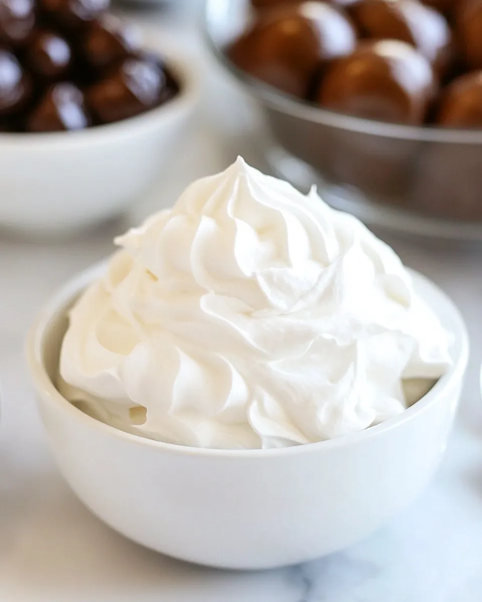 Tasty Small-Batch Cream Cheese Whipped Cream shot