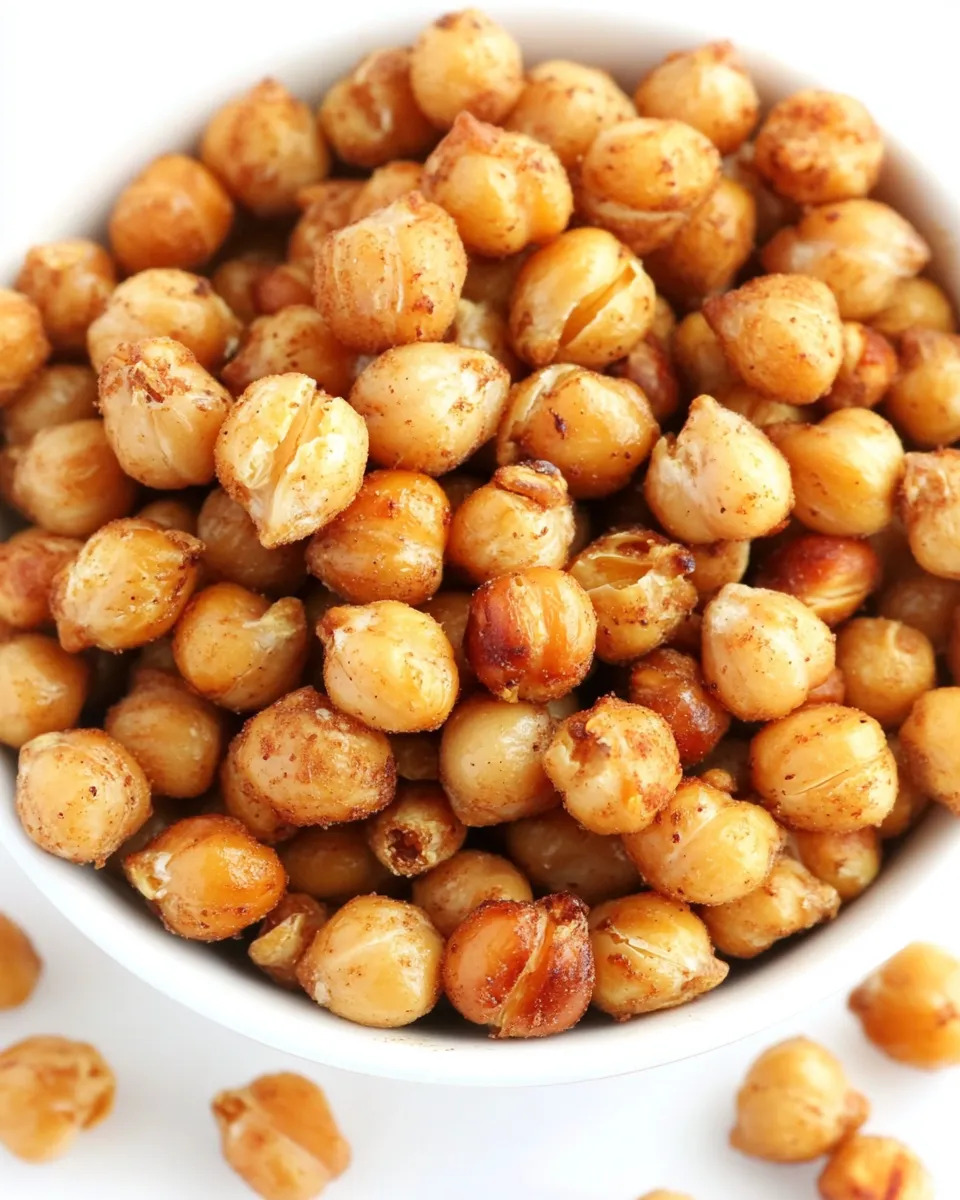 Healthy Smoky Roasted Chickpeas (Oil-Free!) recipe photo