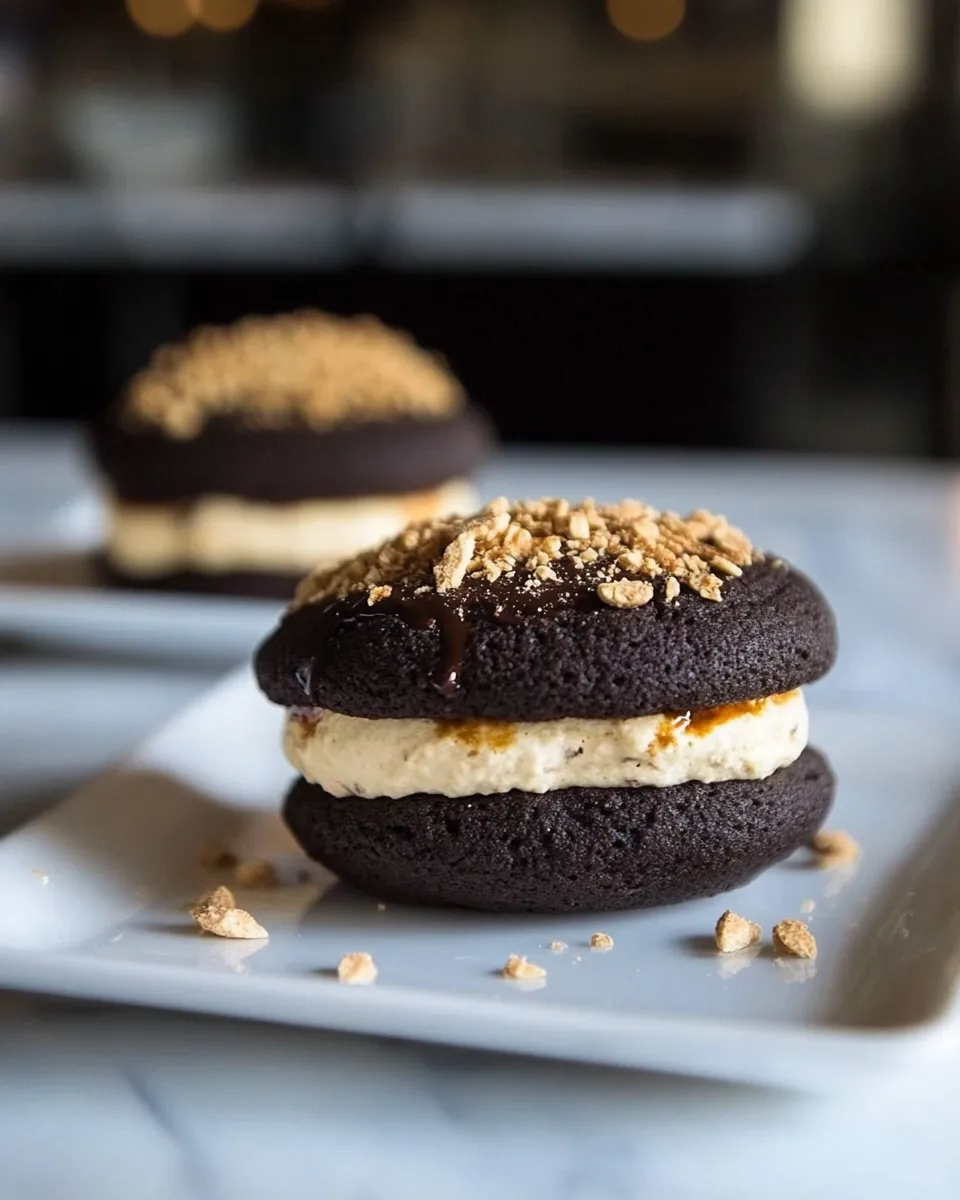 Delicious Smores Whoopie Pies shot