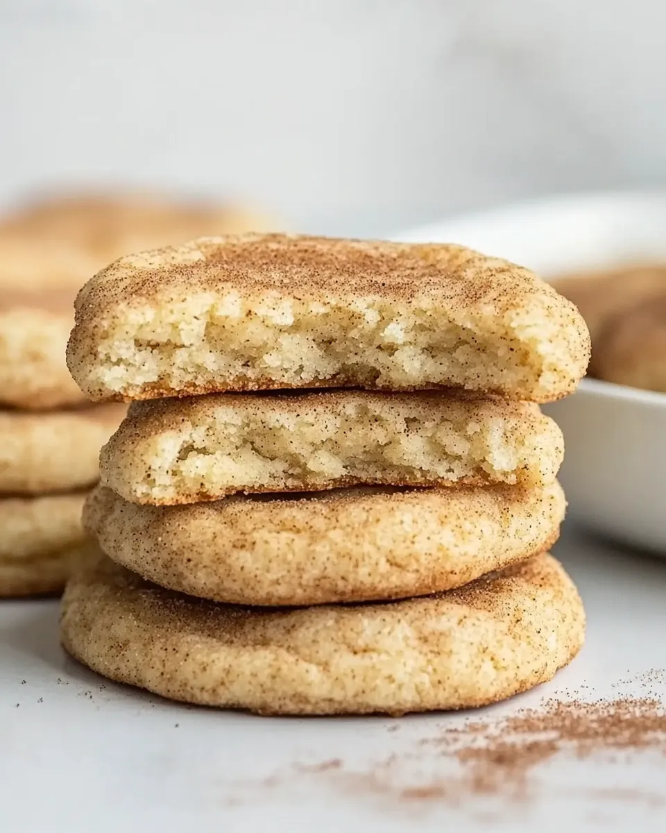 Homemade Soft and Chewy Snickerdoodles recipe photo