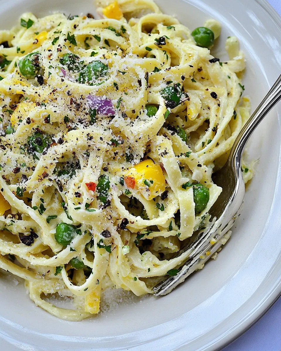 Classic Souper Salad Fettuccine Salad image