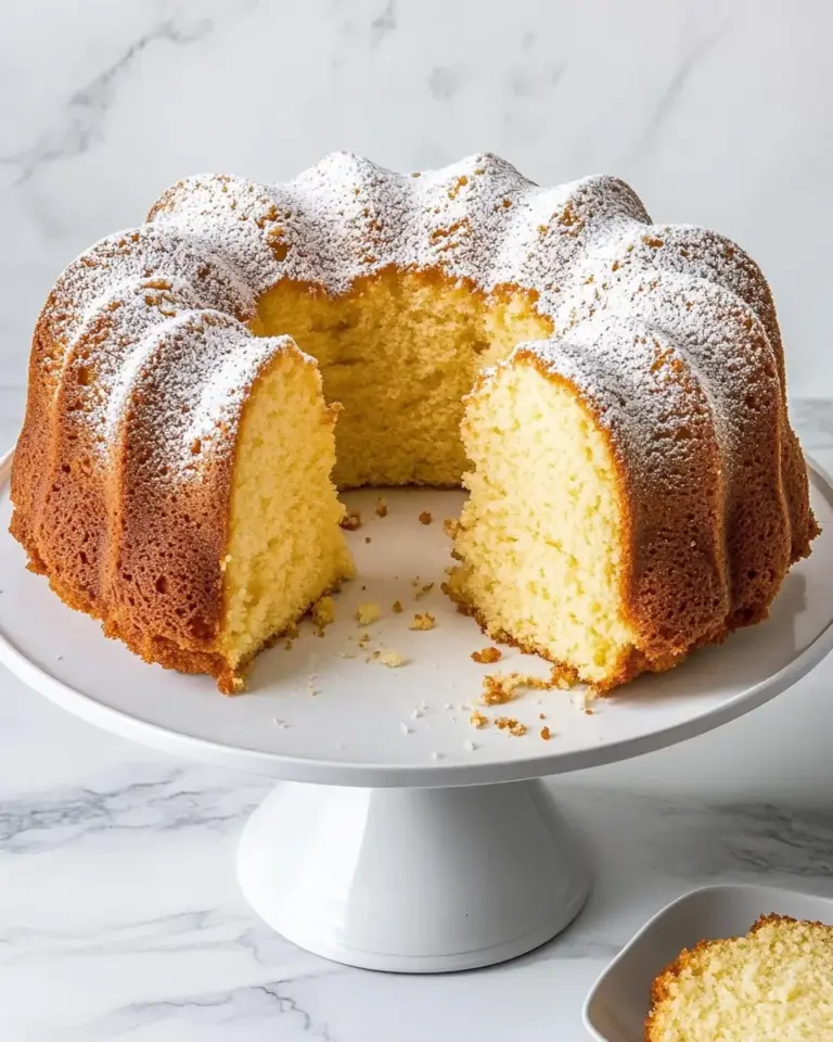 Homemade Sour Cream Pound Cake photo
