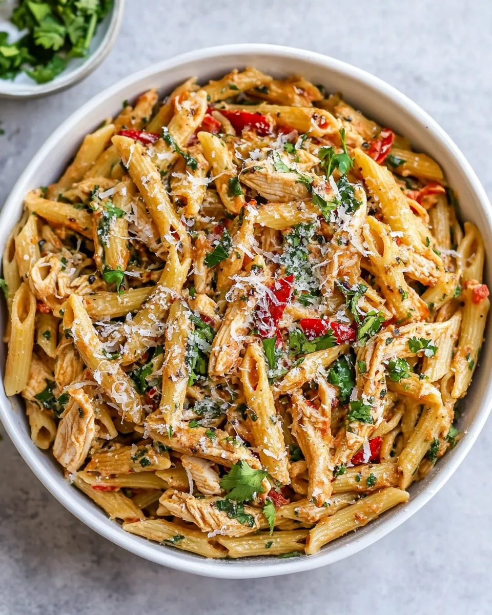 Delicious Spicy Chicken Chipotle Pasta (Copycat Cheesecake Factory) image