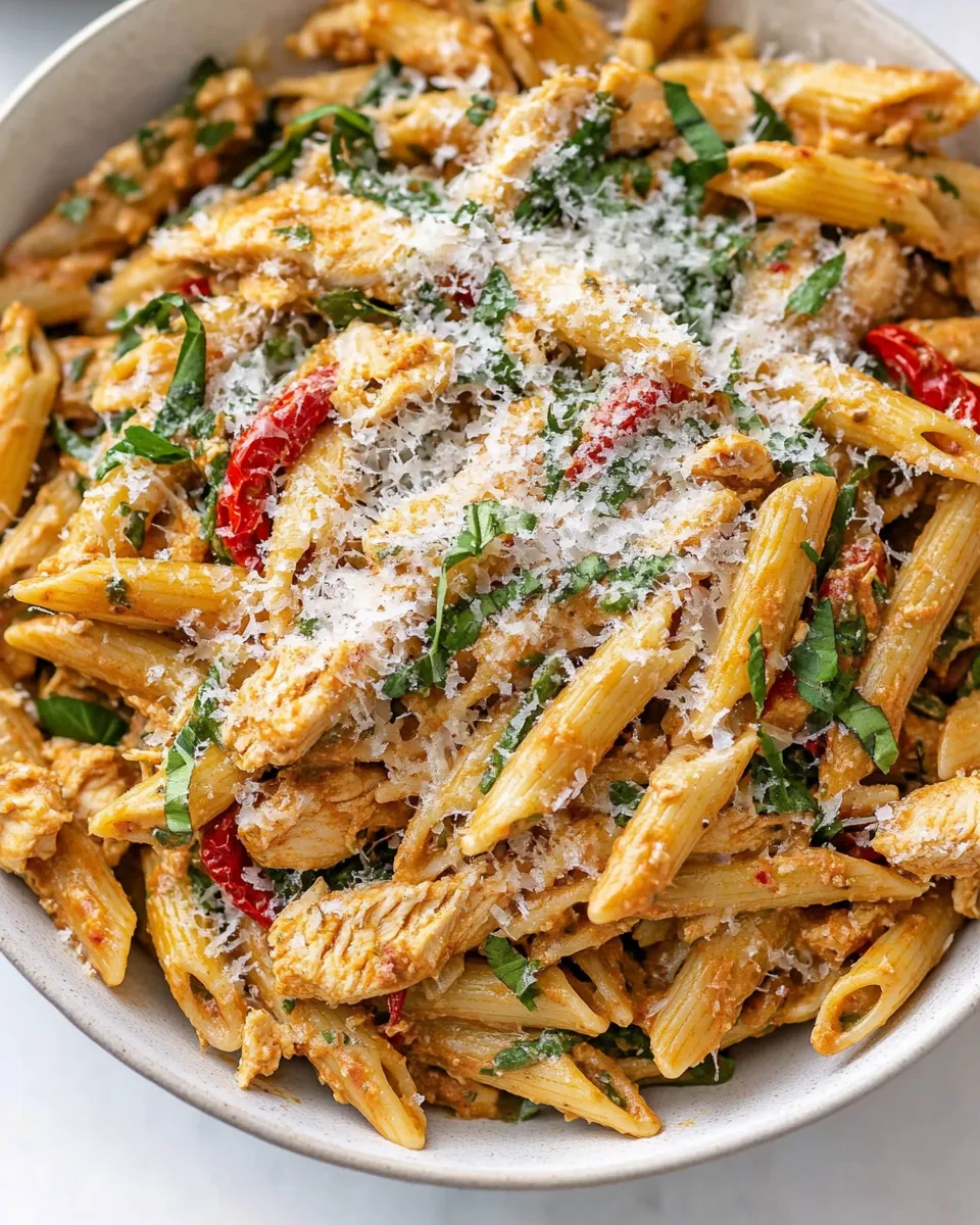 Easy Spicy Chicken Chipotle Pasta (Copycat Cheesecake Factory) recipe photo