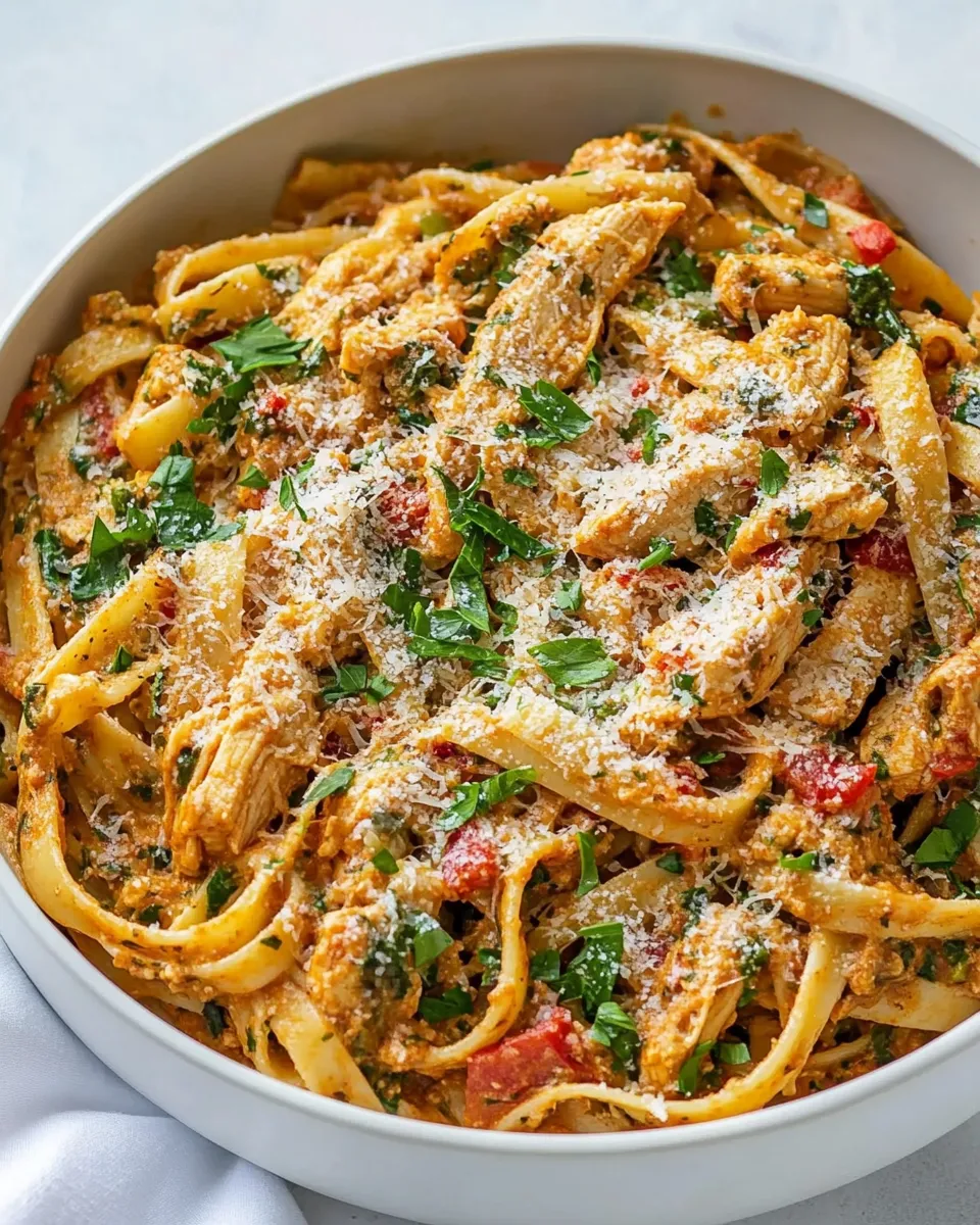 Savory Spicy Chicken Chipotle Pasta (Copycat Cheesecake Factory) dish photo