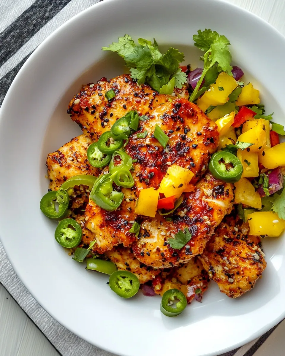 Easy Spicy Chicken Recipe shot