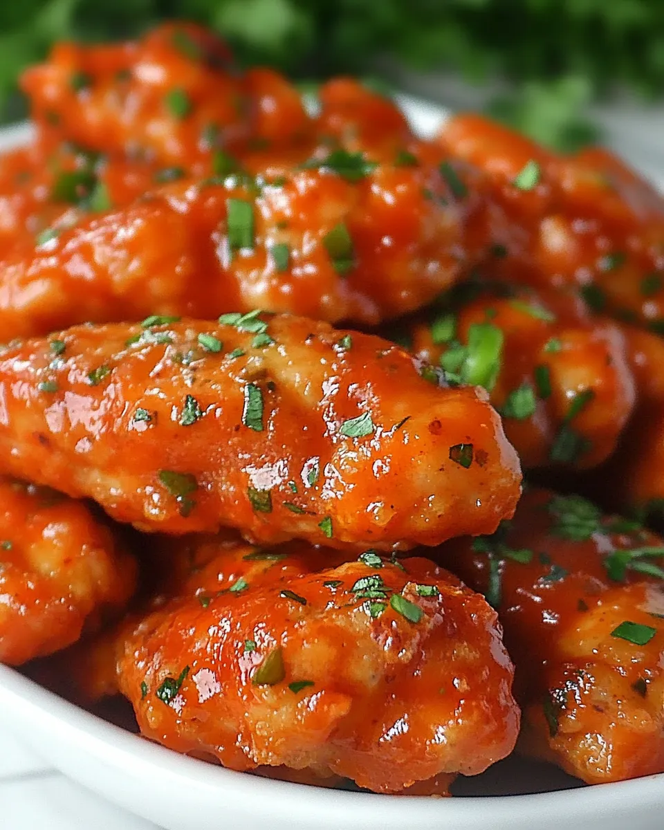 Easy Spicy Sriracha Chicken Fingers recipe photo