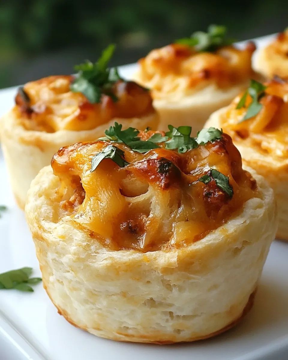 Delicious Spicy Texas Ranch Biscuit Cups recipe image