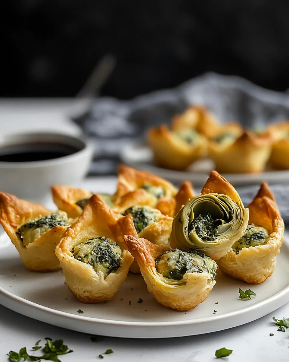 Easy Spinach Artichoke Bites dish photo