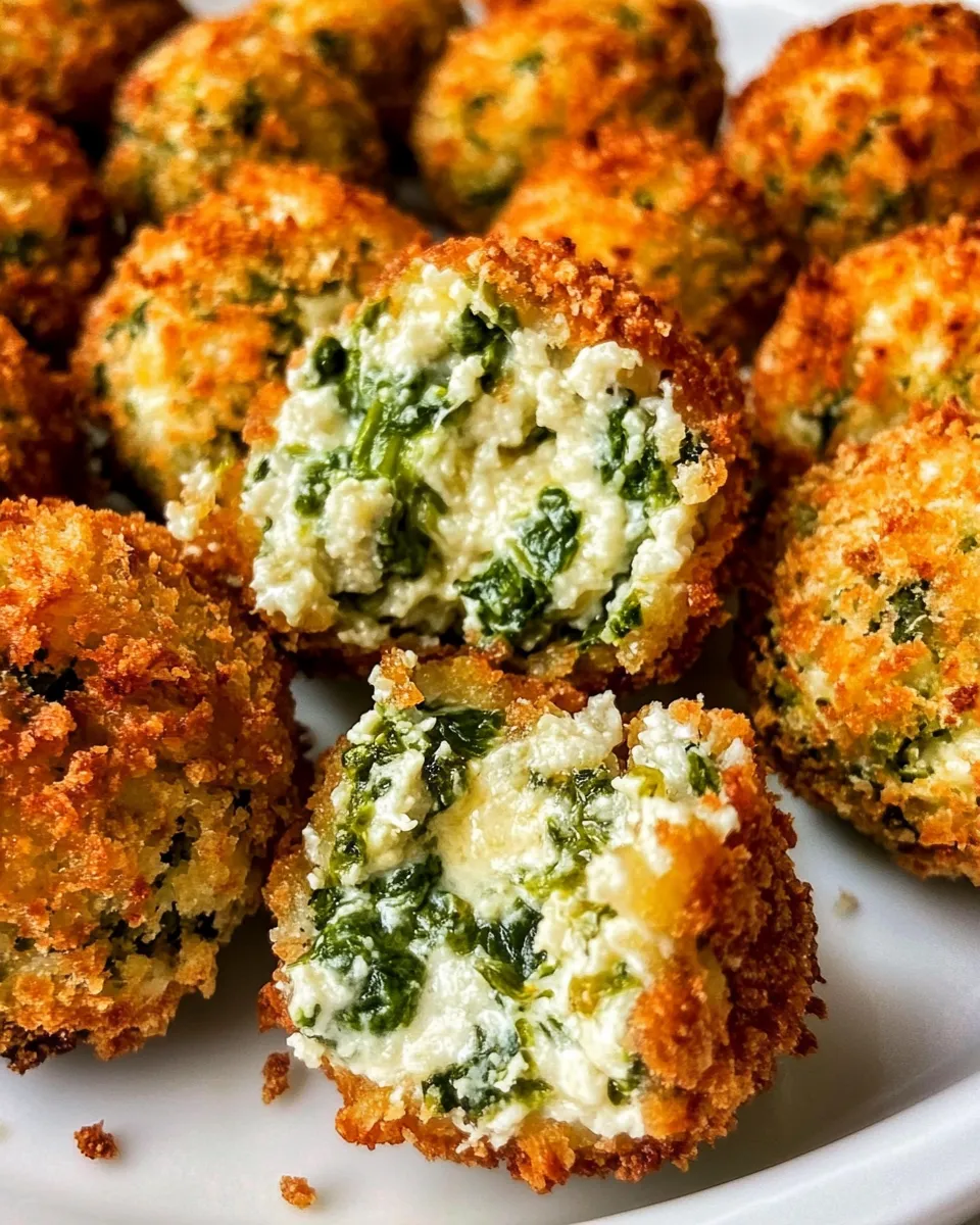 Classic Spinach Cheese Balls image