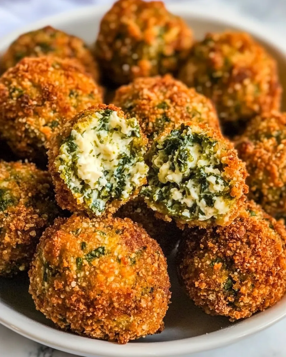Easy Spinach Cheese Balls recipe photo