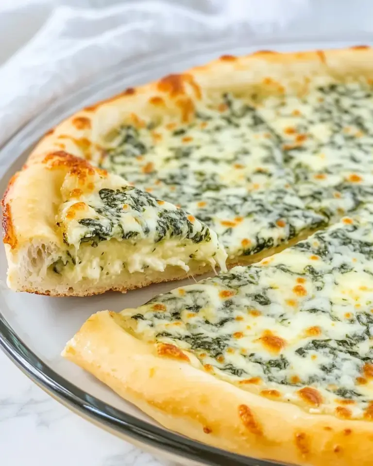 Homemade Spinach Pizza photo