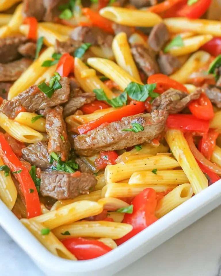 Homemade Steak Fajita Pasta photo