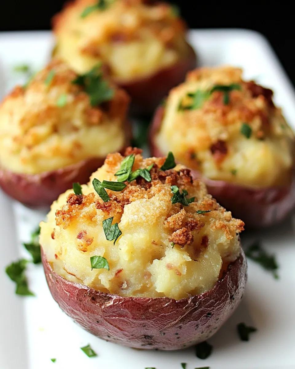 Easy Stuffed Red Bliss Potatoes recipe photo