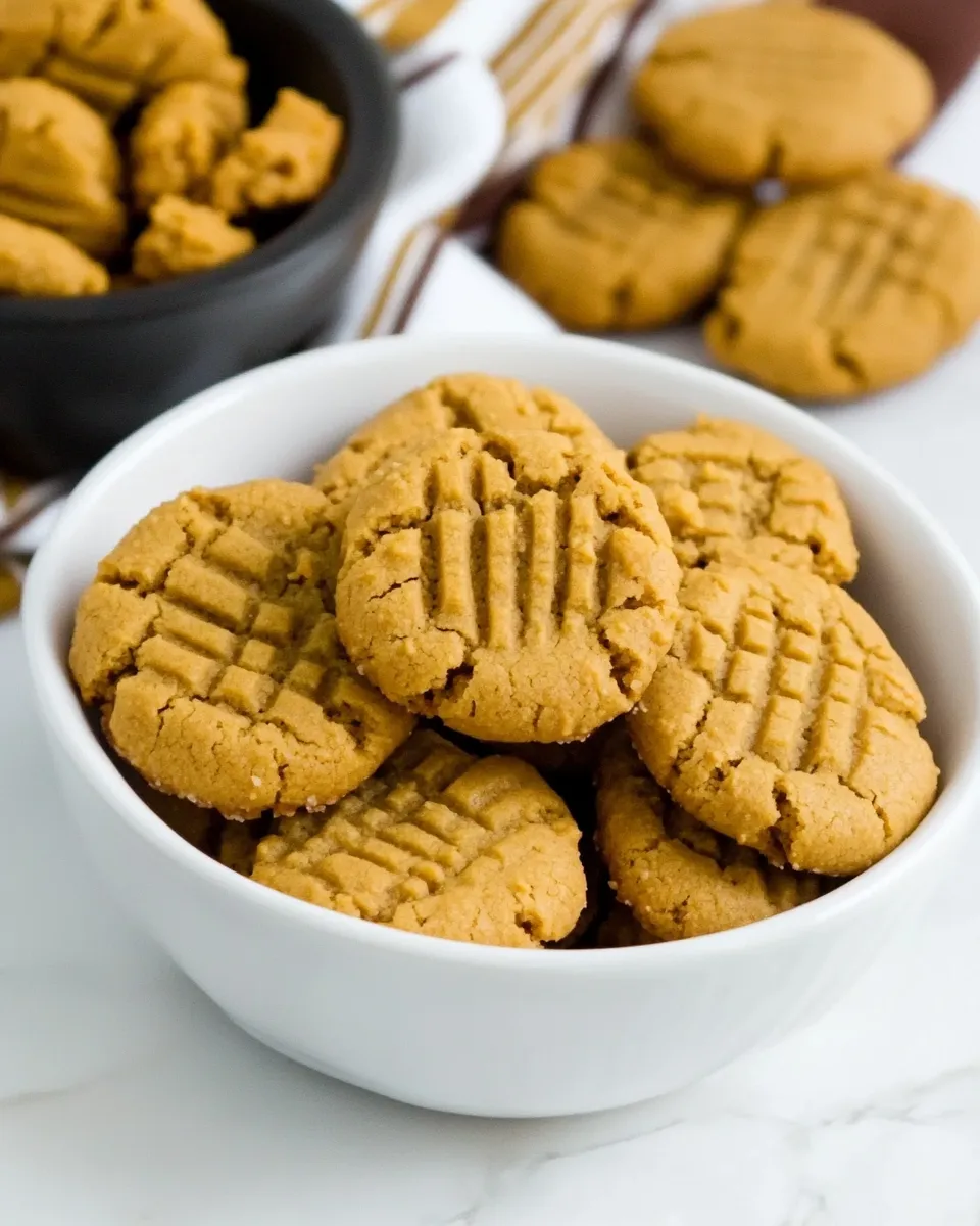 Classic Sugar-Free Peanut Butter Cookies image