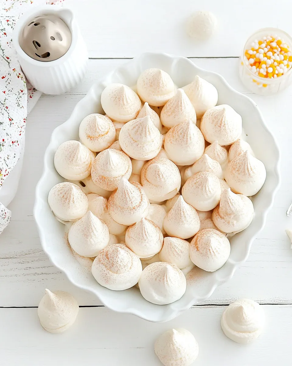 Delicious Suspiritos (Dominican Merenguitos Meringue Kisses) picture
