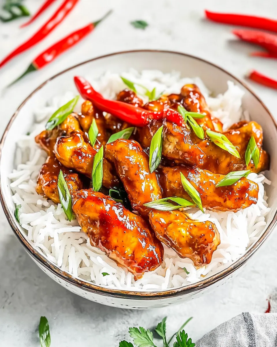 Homemade Sweet Chili Chicken photo