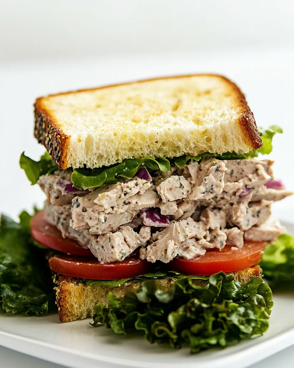 Delicious Taylors Best Tuna Salad Sandwich shot